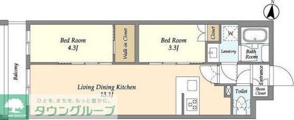 アジールコート練馬中村橋の物件間取画像